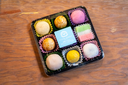 Assorted Trays and Packs of Mochi
